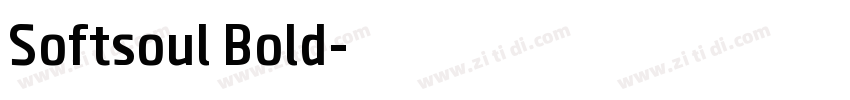 Softsoul Bold字体转换